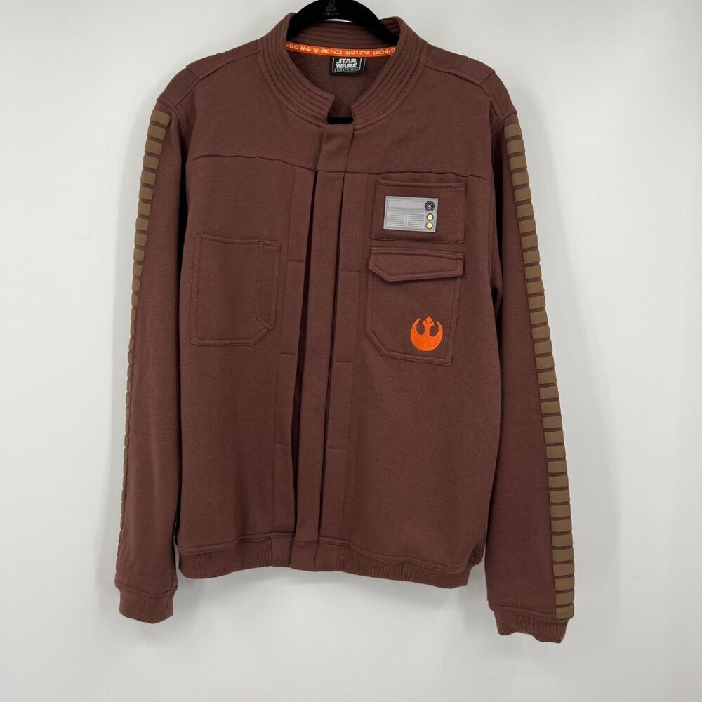 Star Wars DISNEY GALAXY EDGE JACKET Size medium brown full zipper